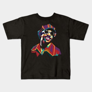 Stevie Wonder Limit Color Kids T-Shirt